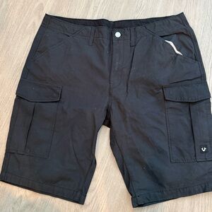 Men's Black Cargo Shorts